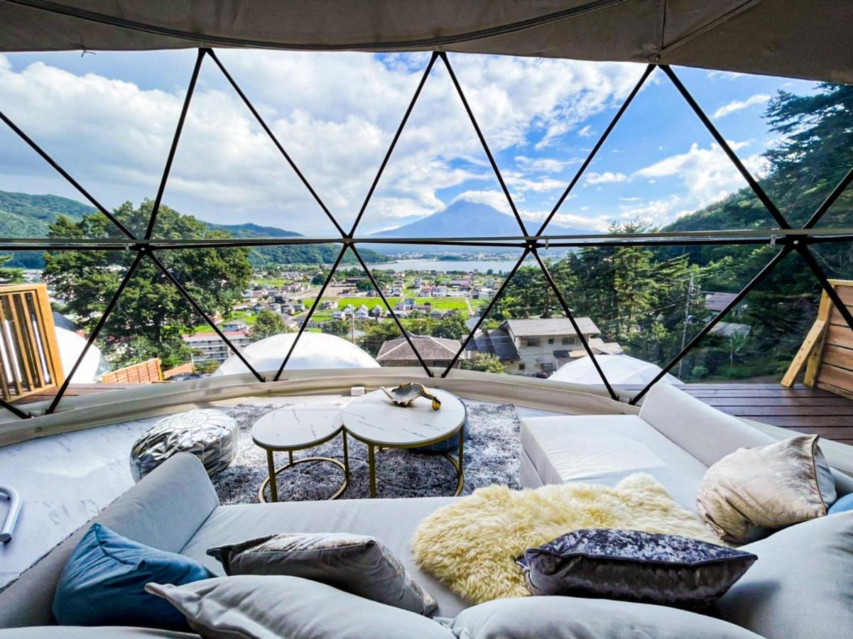 Mt,Fuji Glamping Terrace Minenohana - Vacation Stay 35711V Fudžikawagučiko Exteriér fotografie