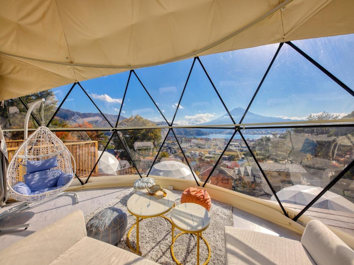 Mt,Fuji Glamping Terrace Minenohana - Vacation Stay 35711V Fudžikawagučiko Exteriér fotografie