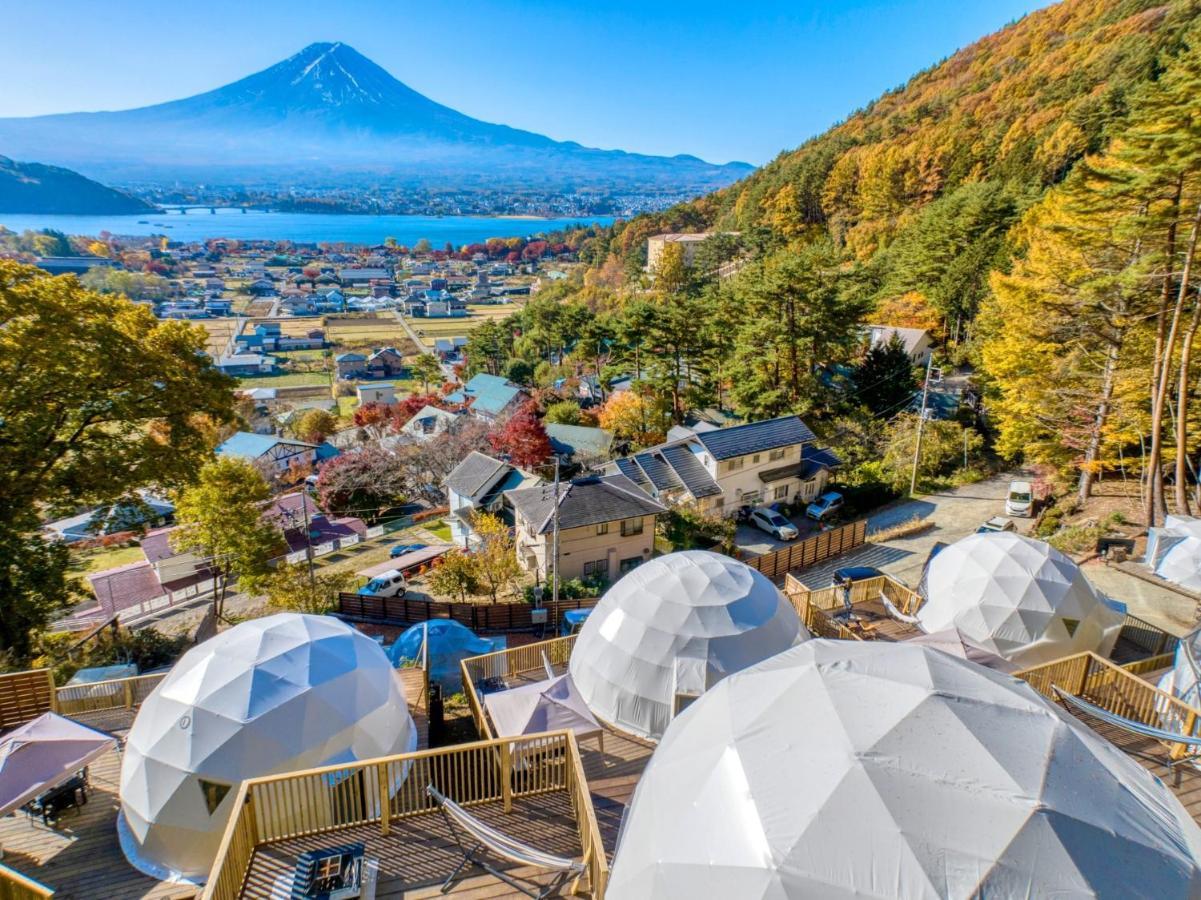 Mt,Fuji Glamping Terrace Minenohana - Vacation Stay 35711V Fudžikawagučiko Exteriér fotografie