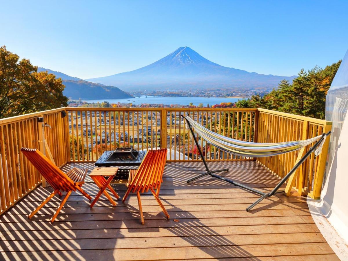Mt,Fuji Glamping Terrace Minenohana - Vacation Stay 35711V Fudžikawagučiko Exteriér fotografie