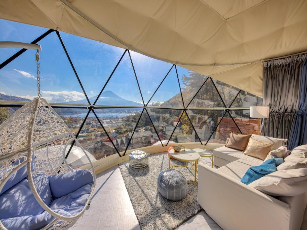 Mt,Fuji Glamping Terrace Minenohana - Vacation Stay 35711V Fudžikawagučiko Exteriér fotografie